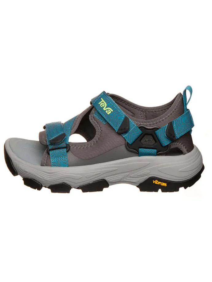 Wandelsandalen "Grandview Max" grijs/turquoise