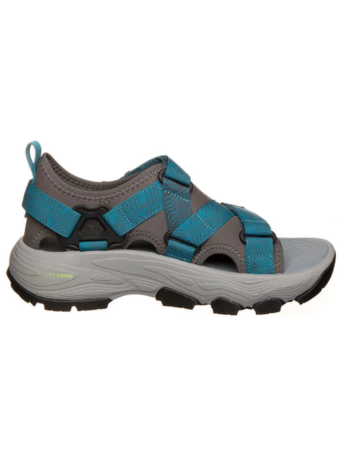 Wandelsandalen "Grandview Max" grijs/turquoise