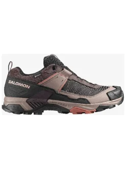 Wandelschoenen "X ULTRA 5 GTX" beige/paars/antraciet