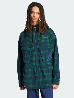 Windbreaker donkerblauw/groen