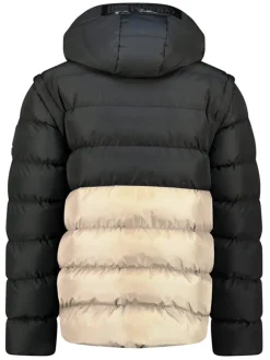Winterjas "Badamo" beige/zwart