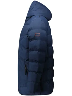Winterjas "Blossom" blauw
