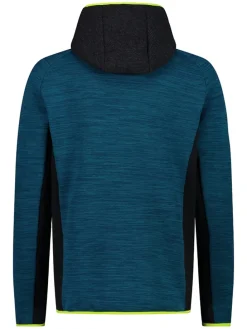 Wollen jas turquoise