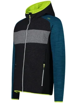Wollen jas turquoise