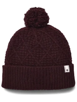Wollen muts bordeaux