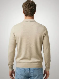 Wollen trui beige