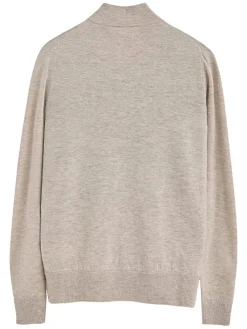 Wollen trui beige