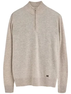 Wollen trui beige