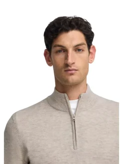 Wollen trui beige
