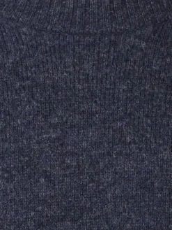 Wollen trui donkerblauw