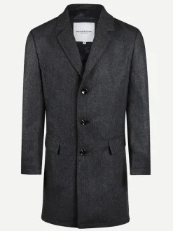 Woolmantel antraciet