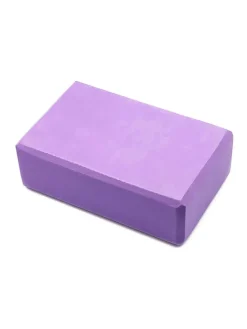 Yogablok paars - (L)23,5 x (B)15 x (D)8 cm