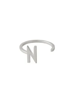 Zilveren ring "N"