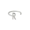 Zilveren ring "R"