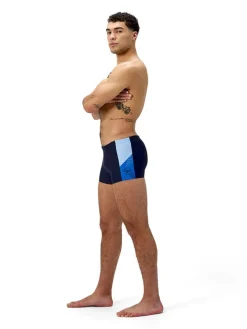 Zwembroek "Dive" donkerblauw/blauw