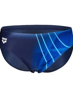 Zwembroek donkerblauw/blauw