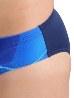 Zwembroek donkerblauw/blauw