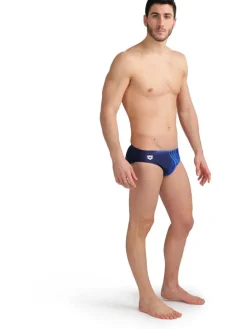 Zwembroek donkerblauw/blauw