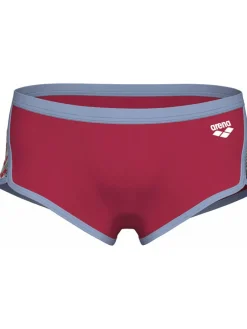 Zwembroek rood/grijs