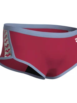 Zwembroek rood/grijs