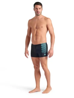 Zwembroek zwart/turquoise