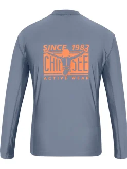 Zwemshirt blauw
