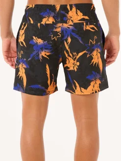 Zwemshort "Fun Times Volley" zwart/oranje