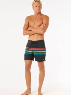 Zwemshort "Mirage Retro Mumma" zwart/meerkleurig