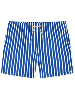 Zwemshorts blauw/wit