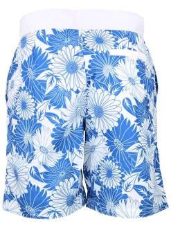 Zwemshorts "Cabana" blauw/wit