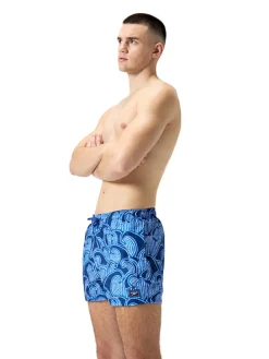 Zwemshorts "Eco Dig" blauw/lichtblauw/wit