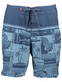 Zwemshorts "Jig Saw" donkerblauw