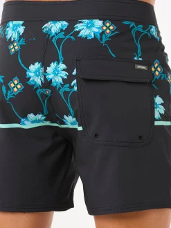 Zwemshorts "Mirage Surf Revival 50" zwart/lichtblauw