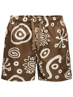 Zwemshorts "Onsprint" bruin