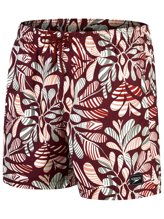 Zwemshorts rood/meerkleurig