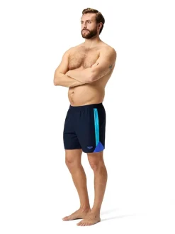 Zwemshorts "S Hyperboom" donkerblauw