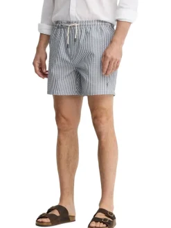 Zwemshorts wit/donkerblauw
