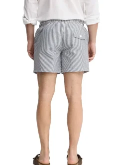 Zwemshorts wit/donkerblauw