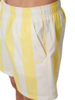Zwemshort wit/geel