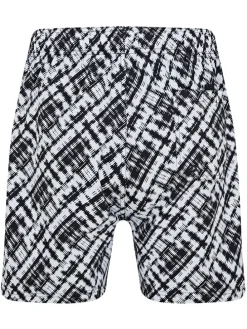 Zwemshort zwart/wit