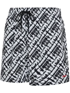 Zwemshort zwart/wit